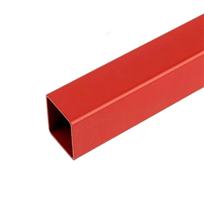 Powder Coating Steel Square Pipe 12M 2MM Thickness ERW Coated Thick Wall Square Pipe