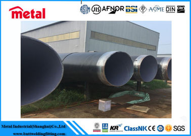 4&quot; Sch40 API5L  Pipe Coated Stainless Steel Tubing LSAW Coated Steel Gas Pipe Anti Corrosion Protection