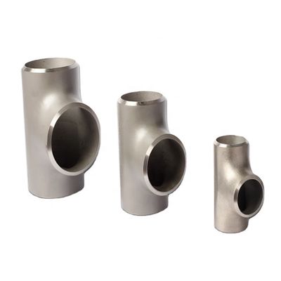 Super Duplex UNS S32750/S32760/S31803 ASME B16.9 Fittings 1-48 Inch Stainless Steel Pipe Tee Seamless Or Weld