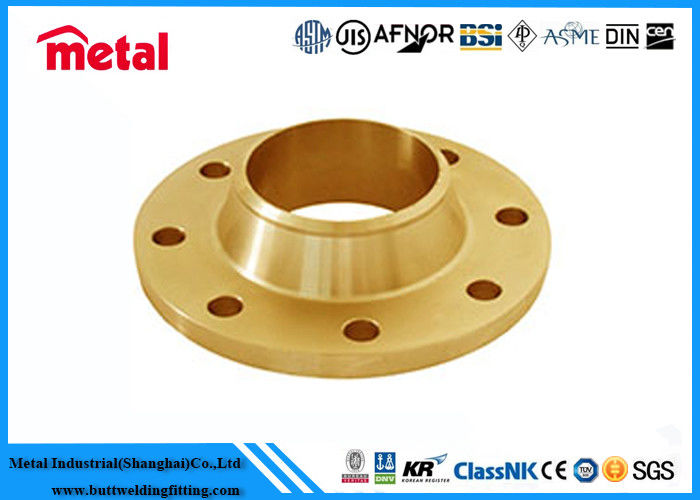 Corrosion Resistance Copper Nickel Flanges , ASTM B608 C70600 Copper Flange Fittings