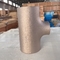 Alloy Steel Pipe Fittings Equal Tee BW TO B16.9, WT 2.5 mm 2&quot;  Cuni 9010 Tee
