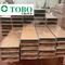 Aksu Wooden Grain Aluminum Profile Alloy Construction Rectangular Tubes / Aluminum Square Pipes 6063 6061 6082 New mater