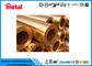Seamless 2 Inch Copper Pipe , Nickel Alloy Soft Copper Tubing ASTM B466