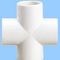 DIN8077 ISO15874 Tee Cross PVC Uh Water Pipe Fittings