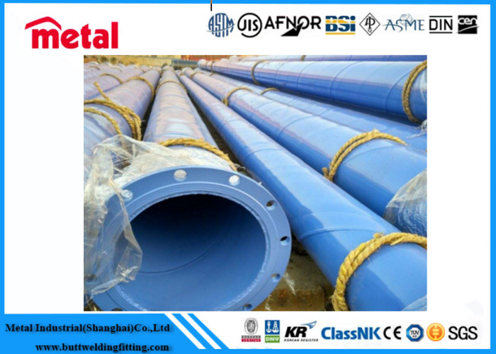 Seamless Epoxy Coated Ductile Iron Pipe , 3lpe Coating Thickness Coated Carbon Steel Pipe