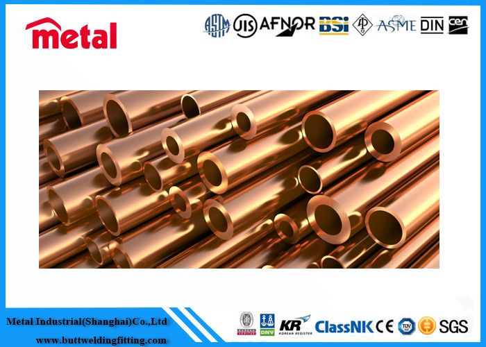 CuNi Copper Nickel Tubing Corrosion Resistance , Sea Water Threaded