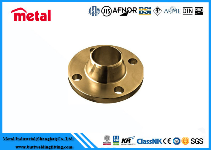 Weldable Round Copper Nickel Pipe Fittings Copper Pipe Flange Thick Wall