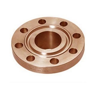 Copper Nickel Pipe Weld Neck Flange ASME B16.5 C71500 Flange Cuni 90 / 10 C70600 SCH80 150LBS Flange