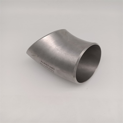 Welding Pipe Stainless Steel Sanitary Short Radius 45 Degree Elbow