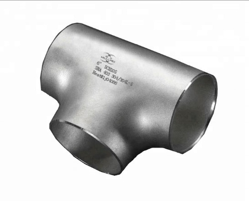 Butt Welding Pipe Fittings Straight Tee 10&quot; A403 WP316 / 316L ASME B16.9