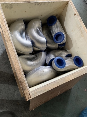 Butt Welding Pipe Fittings Duplex Stainless Steel Elbow 180D Short Radius Bend UNS S31803 ASME B16.9