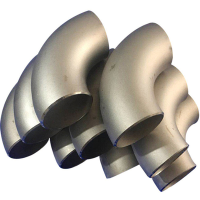 Titanium Alloy Pipe Fittings ASTM B16.9 Grade 2 Titanium 90 Degree Elbows Hot Rolled