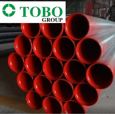 High-quality external galvanized lining red plastic coated composite steel pipe for water supply and fire fighting