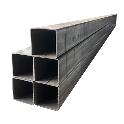 Seamless Carbon Steel Pipe Welded Black Steel Square Pipe / Rectangular Steel Tube
