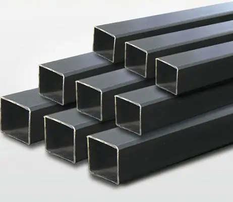 Galvanized Steel Pipe ASTM A500 Standard Welded Black Powder Coated Square Steel Pipes