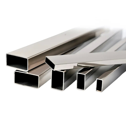 201 304 420 Stainless Steel Square Pipes Welded Seamless Rectangle Pipe Mirror Polish
