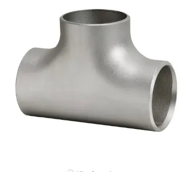 Metal Steel Pipe Fittings Equal Tee DN 80 STD ASTM A335 WP5 Alloy Steel Standard Bevel Ends ASME B16.25