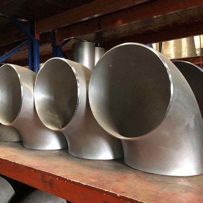 Customized Carbon Steel And Alloy Pipe Fitting Galvanized Finish 45 / 90 Degree Elbow