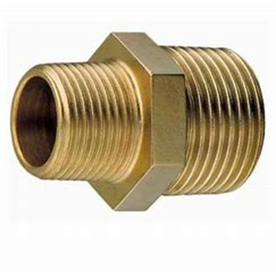 Brass Fittings Hex Long Nipple NPT Male Customize Size 1'' To 6'' Factory Supplier