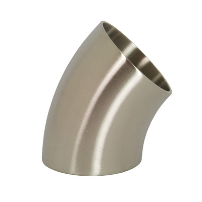 Metal Nickel Alloy Inconel 600 High Quality 45 Degree Butt Welding Elbow  ASME B16.9 1 To 24 Inch Silver