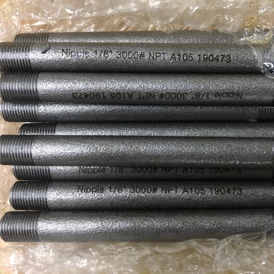 Alloy Steel Forged Fittings Nipple Threaded Ends 100mm Length C276 Hastelloy