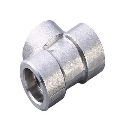 ASME B16.9 Threaded Tee Variable Sizes Range From NPS1/2"-60" Fast Delivery Low MOQ Customizable Material I.g. Carbon Steel Stainless Steel