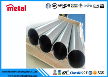 Smooth Titanium Gr7 Alloy Pipe ASTM B338 Seamless Weld Custom Length with Anodized Surface