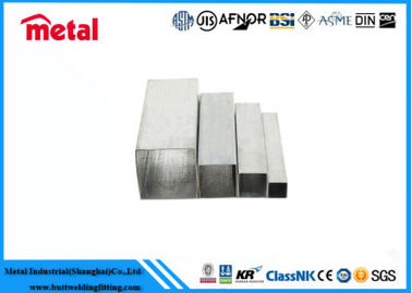 Silver Square Hot Dip Galvanized Tube A106 GrB For Conduit ISO9001 / CQC Certificate