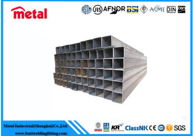 Hot Dipped Zinc Coated Steel Pipe , 6 '' SCH120 Q195 Galvanized Square Tubing