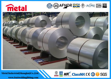 Thickness 4 - 5 Mm Steel Electrogalvanized Cold Rolled Coil , Silver 304 Stainless Steel Plate