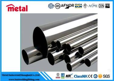 Round Welding Titanium Tubing Polished Finish Drilling 500 - 6000mm Length