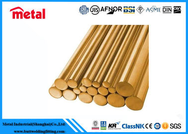 Round Copper Nickel Alloy Tubing , C71500 SCH10 / 20 Type K Copper Pipe