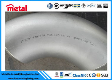 Alloy C276 Pipe Fittings Nickel Alloy 90 Deg Long Radius Elbow ASME B 16.9