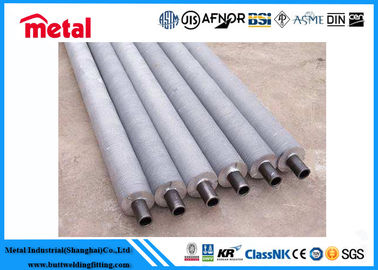 High Thermal Conductivity Extended Surface Boiler Air Heater Tubes WT 1.4mm Length 3.9m