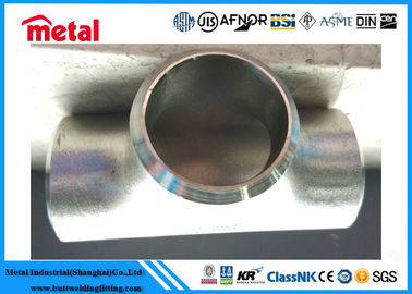 Butt Welding Fittings Seamless Nickel Alloy 825 Equal Tee ASME B 16.9