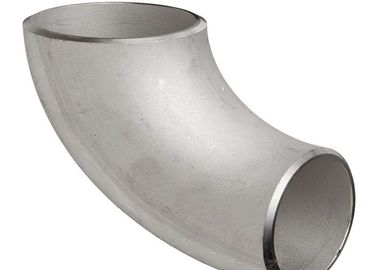 ASME B16.9 Customized Nickel Alloy Pipe Fittings Round Shape 90 Degree Elbow