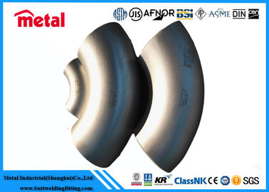 Inconel 625 Long Radius Alloy Steel Pipe Fittings UNS N06625 90 Degree Elbow