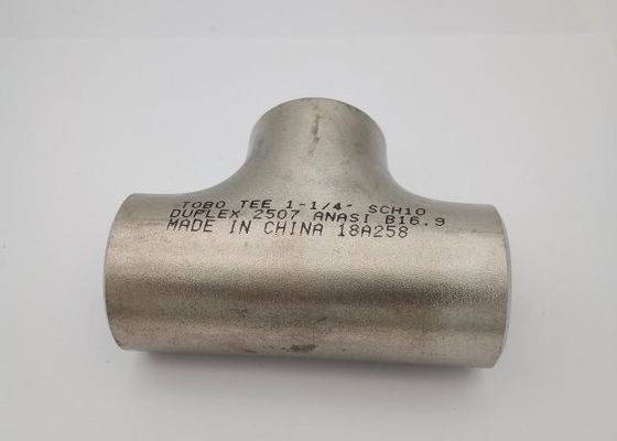1 1/2&quot; Sch40 ASTM A812 UNS S32760 Seamless Equal Tee