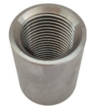 304 Stainless Steel Coupling, FNPT, 1/2 in Pipe Size - Pipe Threaded Coupling