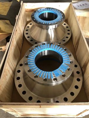 Large Diameter National Standard Carbon Steel Flat Welding Flange Welded Flange 10 Kg Flange Plate Support To Cust