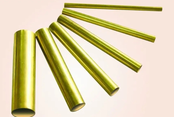 Brass tubes UNS C-27200 Red. 19,05 x 0,79mm Annealed  As per ASTM B-135 on 5,800mm bars