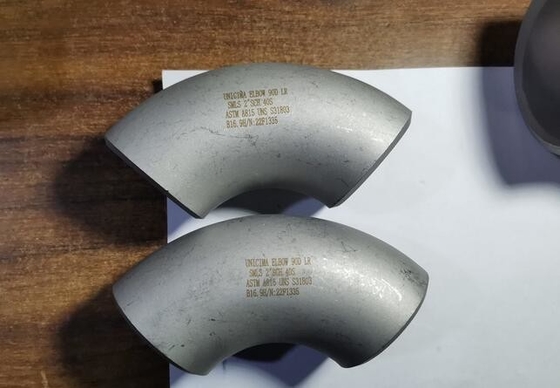 Seamless Butt Welding  90° Length Radius Elbow  2”SCH 40S   ASTM A815 UNS S31803