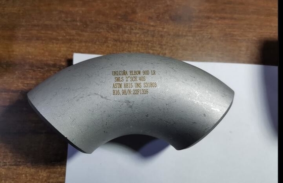 Seamless Butt Welding  90° Length Radius Elbow  2”SCH-XS   ASTM A815 UNS S31803