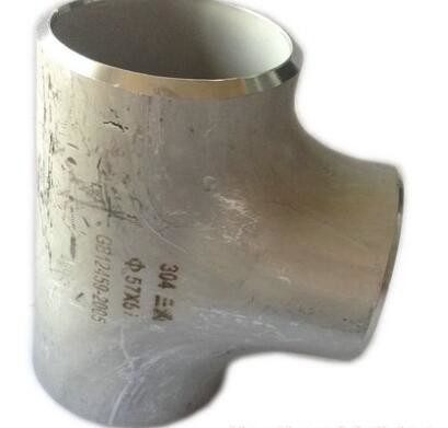 Stainless Steel Pipe Fittings SS304 SS316l 304 ASME B16.11 Butt Welding Forged Pipe Reducing Tee