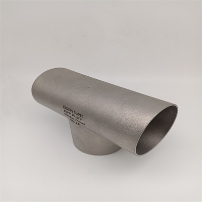 Butt-welding Equal Tee Connection Fittings Normal Clamped Silver Type Tee