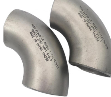 Pipe Fittings Stainless Steel 90 Degree Elbows 304 316 L Sliver Seamless Elbow