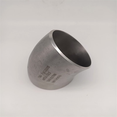 45 Degree Lr 8&quot; Sliver Elbow Wphy56 Wphy60 Sch40 Female Pipe Fittings