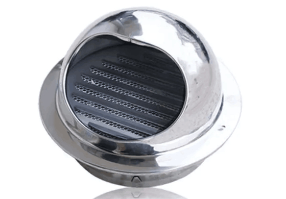 Stainless Steel Ventilation Exhaust Grille Waterproof Air Vent Cap 3&quot;  50MM 304 Stainless Steel