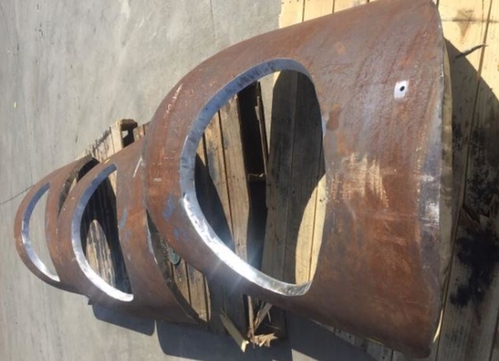 CS Pipe Fitting R Pad 90 Sch40-Sch30 API 5L - SMLS GR. X 56 36&quot;x12&quot; Pipe Fitting