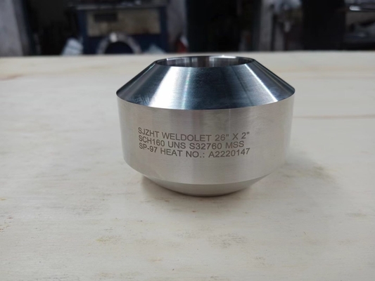 Alloy Forged Pipe Fittings 12”X 2&quot; 40S UNS 32760 Weldolet Super Duplex Fittings